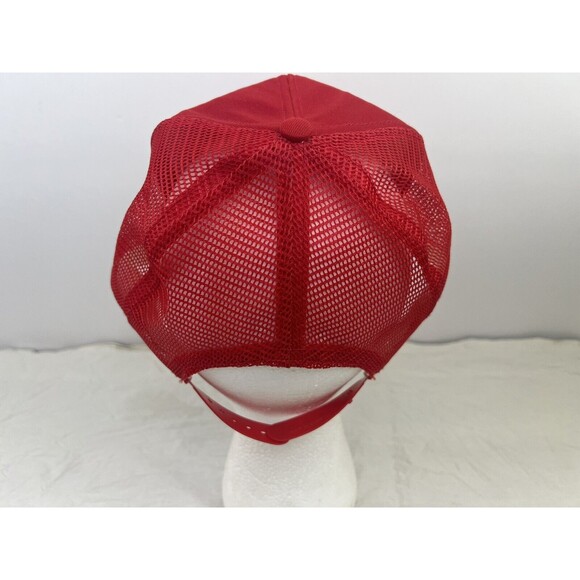 Vtg Dallas Cap St Louis Cardinals Mesh Trucker‎ Snapback Hat Red S/M MLB 80's - Picture 3 of 8